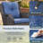 Deb Wicker Rattan Outdoor Patio Lounge Chairs with Cushions-1825071475-1845377181