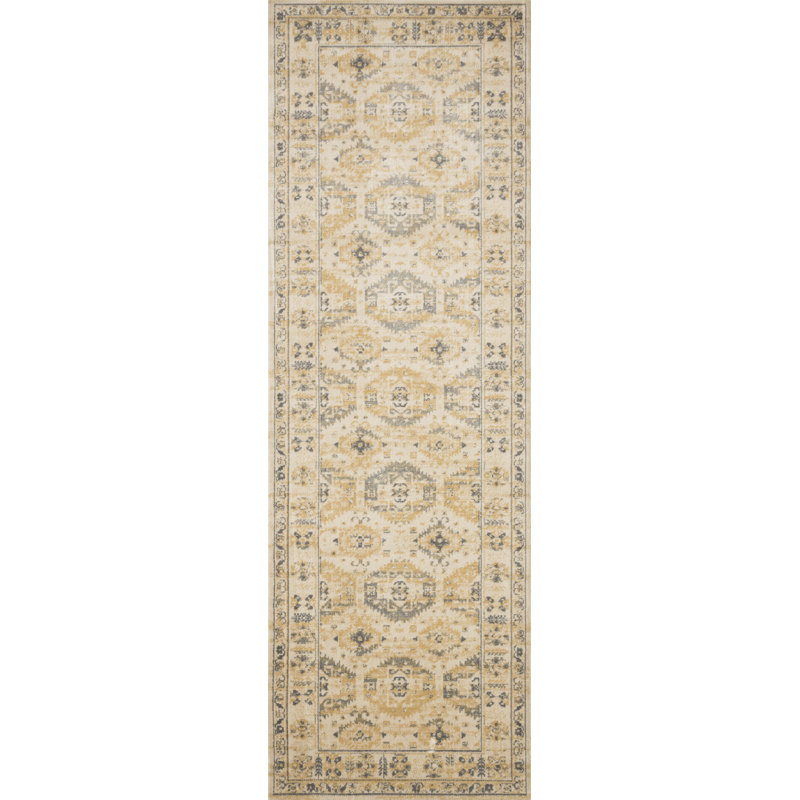 Tapis décoratif brun du Sud-Ouest Fuchs, Rectangle 2 pi x 3 pi