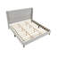 Ensemble de chambre à coucher avec lit tapissier à oreilles avec deux tables de chevet 3 pièces Arles-614693862-614693864