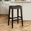 Tabouret de comptoir, siège en cuir-1443320347-1443320346