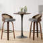 Tabouret de bar et de comptoir pivotant en similicuir-587073071-587073058
