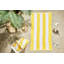Serviette de plage Ozdilek Cabana 40 * 72 - 500 g / m², coton turc, 100% coton, luxe, séchage rapide, très grand, absorbant doux, (lueur ensoleillée)-330734185
