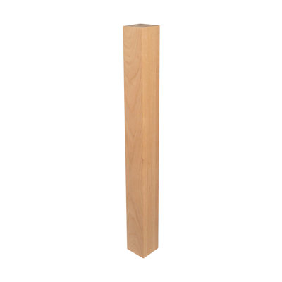 Pieds d'îlot en bois massif H 35-1 / 4 po x 3-1 / 2 po Lizmar Wood