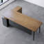 Bureau de direction en bois massif avec tiroirs Burlywood-1578293410-1578293413