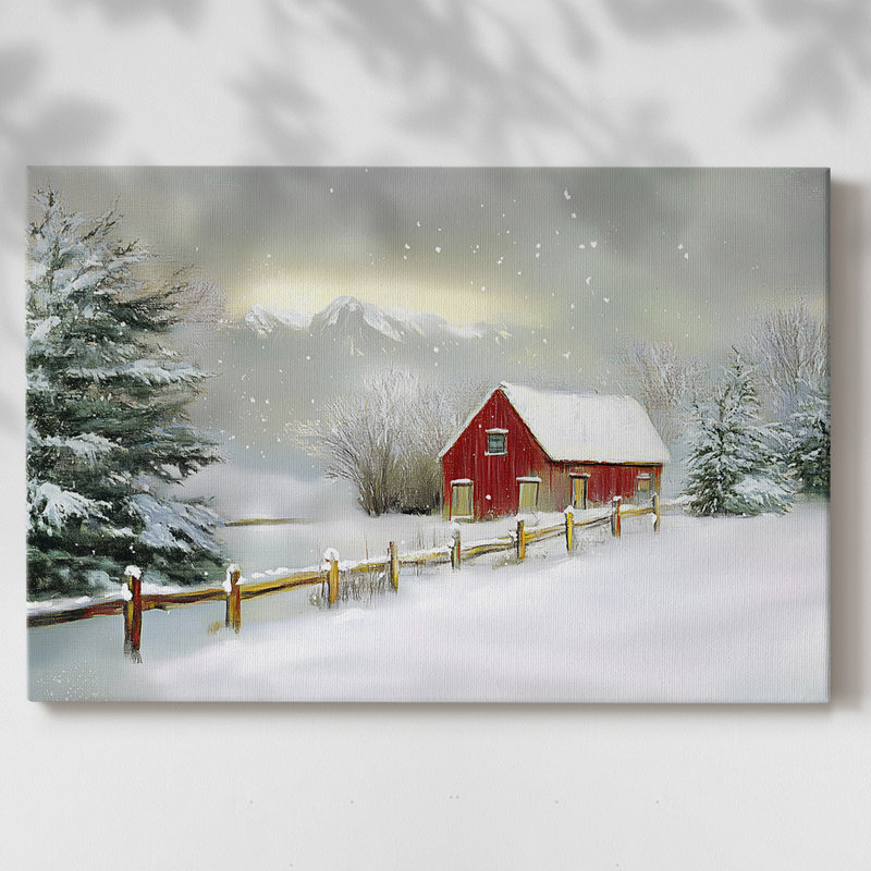 Christmas Holiday Art III - Toile tendue avec châssis - CLIV, H 40 po x l 60 po