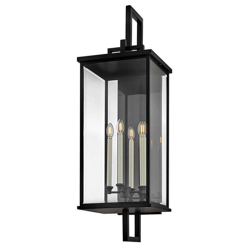 Weymouth 4 - Light Outdoor Wall Lantern, Black