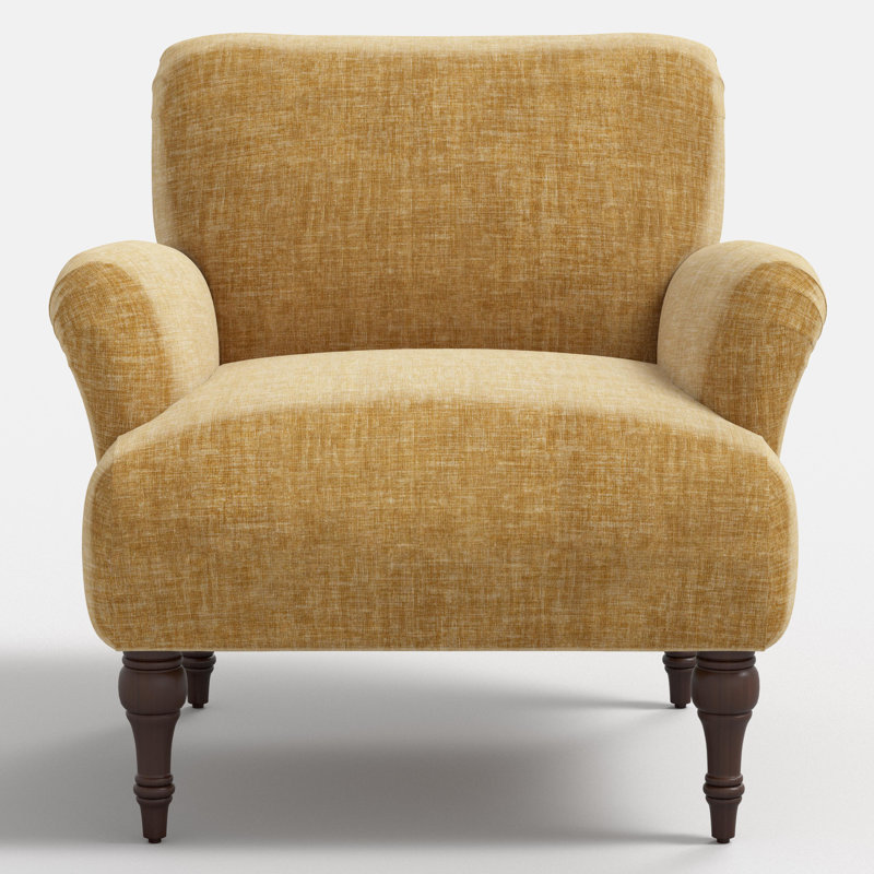 Heylen Elodie Armchair, Gold Polyester