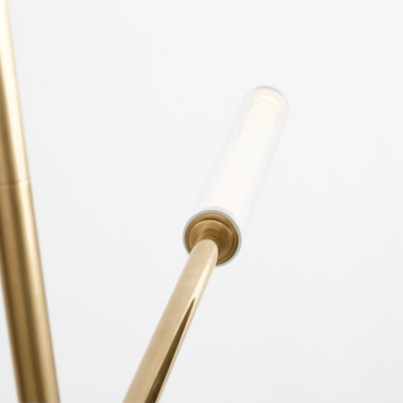 Poza 2 - Light LED Pendant, Hand-Rubbed Antique Brass
