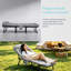 Adjustable Folding Office Camping Bed Lounge