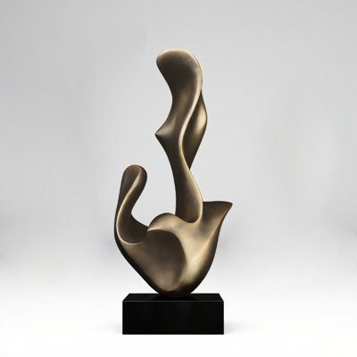 Modern Minimalist Abstract Fiberglass Reinforced Plastic Marble Base Decoration Item