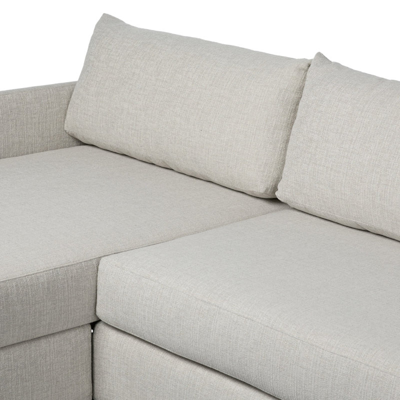 Wickham Chaise Sectional, 35" H x 126.5" W x 61" D, Left Arm Facing