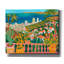 «Verdant Terrace Embrace Coastal Metropolis» par Doron David, art mural sur toile, 24 po x 20 po