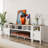 Gaberiel Unfinished TV Stand for TVs up to 88" with Fireplace Included-1290536663