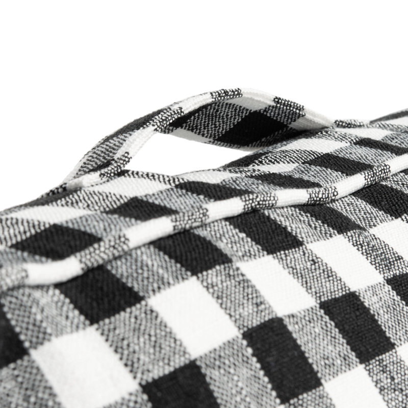 Gingham Reversible Throw Pillow