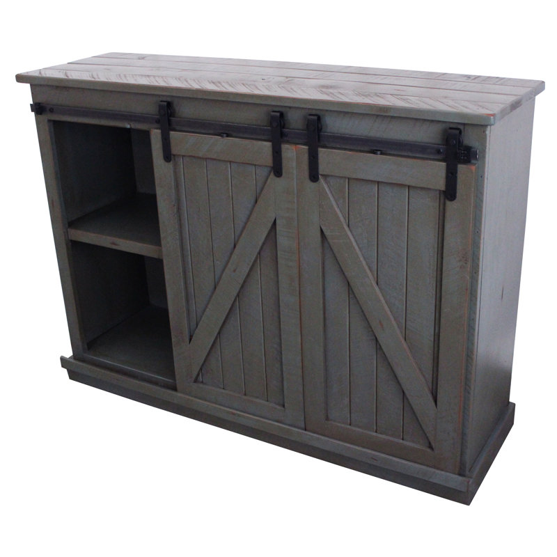 Tori Unfinished TV Stand for TVs up to 60", Caribbean Rum