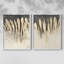 ABSTRACT Series DCCCLxxxxi - Impression encadrée de qualité supérieure - prêt à être accroché - pas de clous requis - pas de clous requis-307444174-307444151