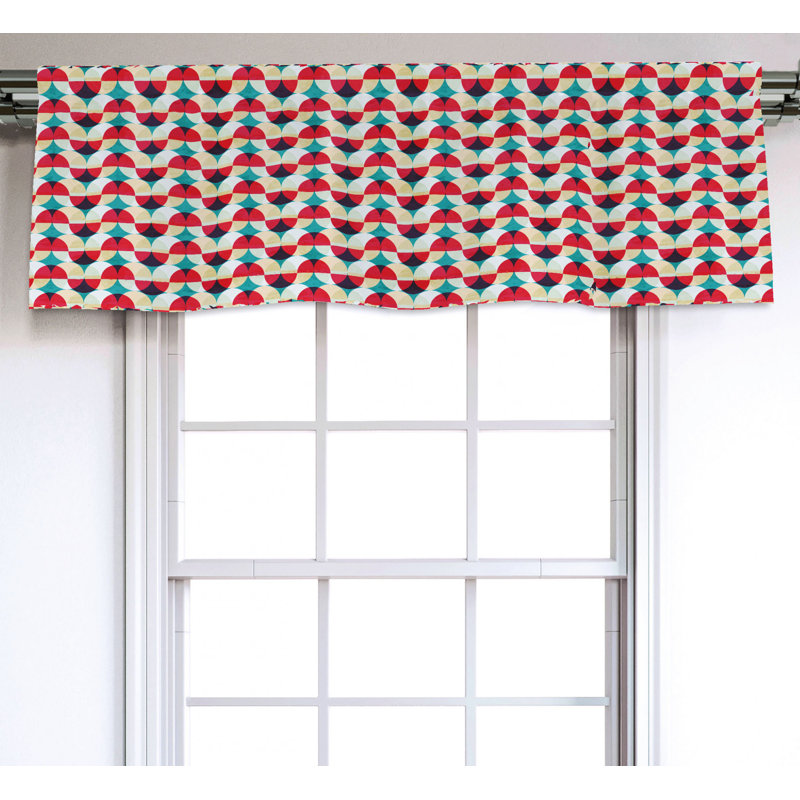 Sateen Ruffled Window Valance