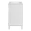 Meuble-lavabo moderne avec lavabo supérieur, armoire de rangement moderne avec 2 portes à fermeture douce et tablette réglable-128972934