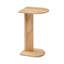 Bobby Solid Wood C Shaped Side Table-589760140