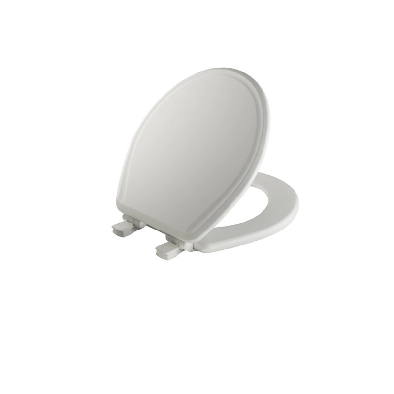 Mayfair by Bemis Kendall Slow Close Round White Enameled Wood Toilet Seat