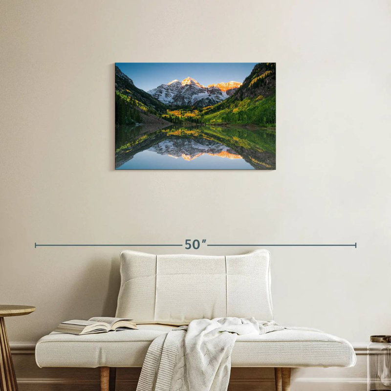 Alvord Maroon Bells Lake Sunshine, H 20 po x l 30 po