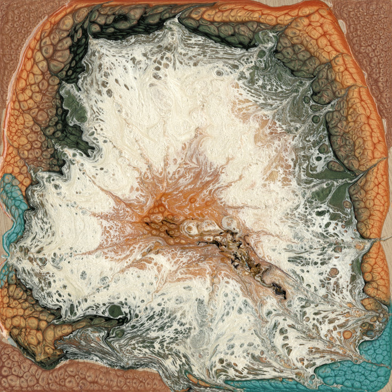 Caldera II by Alicia Ludwig - Wrapped Canvas Painting, 122cm H x 122cm W