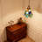 1 - Light Tiffany Style Colorful  Glass Single Pendant