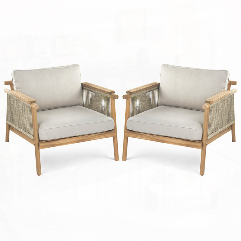 Ensemble de chaise club d'extérieur