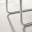 Marietta Chrome Metal and White High Gloss Dining Table Set - 4 Modern Faux Leather Dining Chairs-380072359