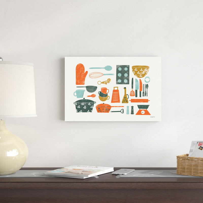 Cuisine rétro I, H 18 po x l 12 po x P 1,25 po