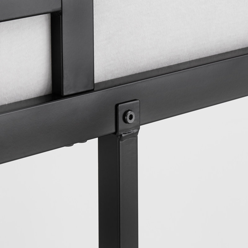 Kutcher Iron Standard Bunk Bed by Isabelle & Max™, Black