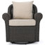 Chaise de patio avec coussin Melinda
