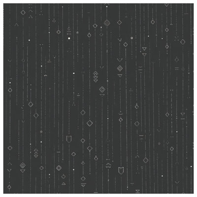 Couvre-lit matelassé Intricate Line Symbols toutes tailles