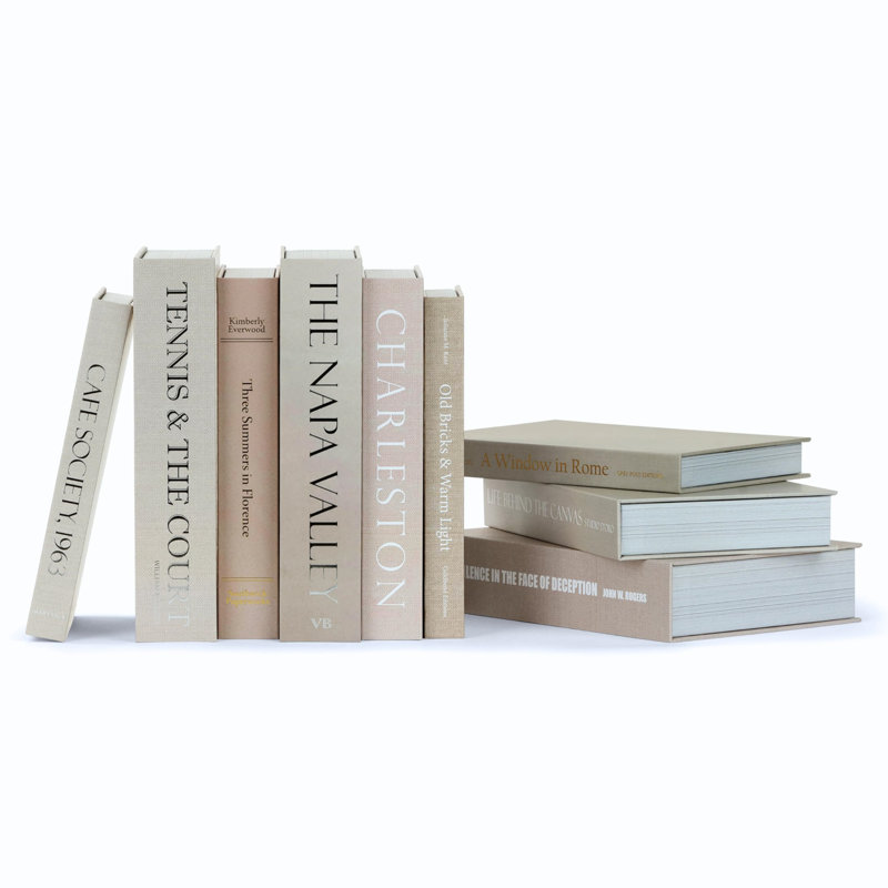 9 faux livres neutres