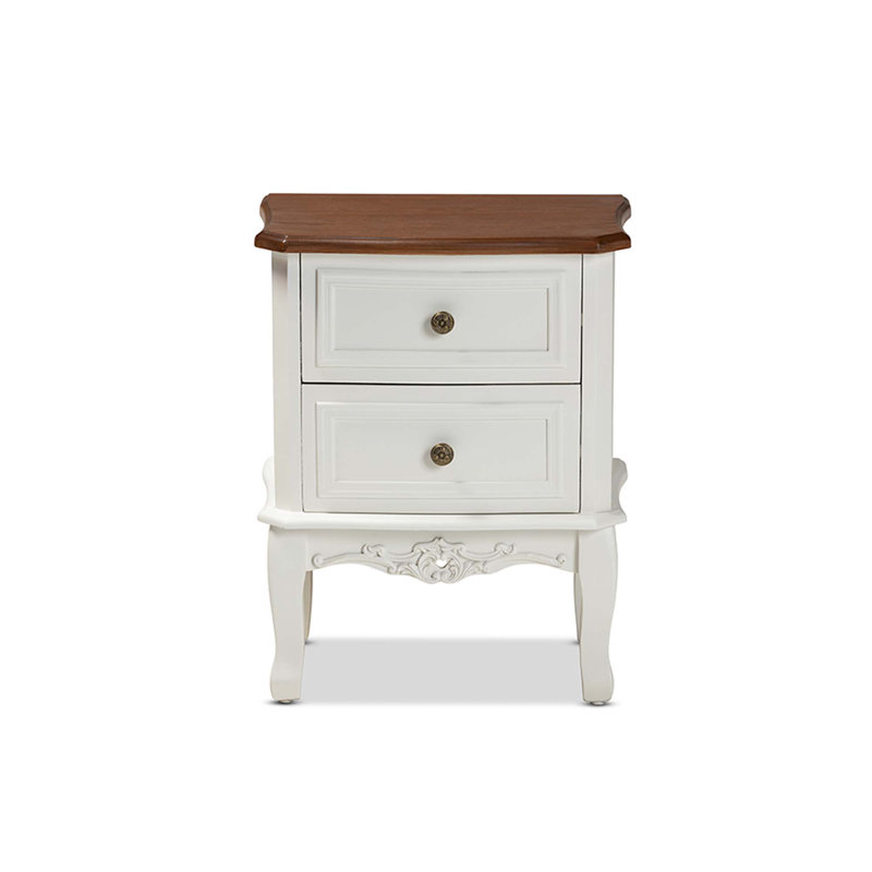Table de chevet 2 tiroirs Earleen Juliet