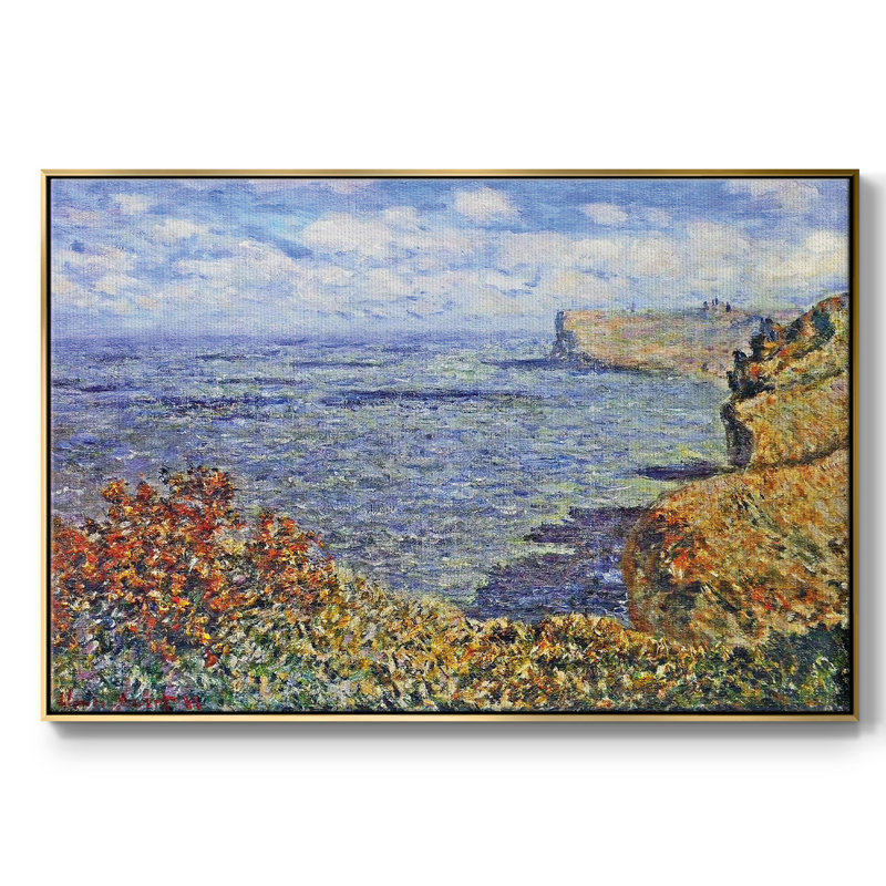 Vue prise de Greinval, 1881, reproduction d'art sur toile, H 27 po x l 41 po x P 2 po, Or