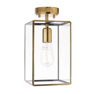 Reba 1 - Light Glass Flush Mount