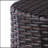 Kingstown RD Barrel Side Table, Durable Outdoor Wicker End Table With Classic Design And No Assembly Required