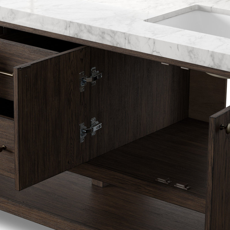 Anthem Double Vanity, Satin Espresso Oak