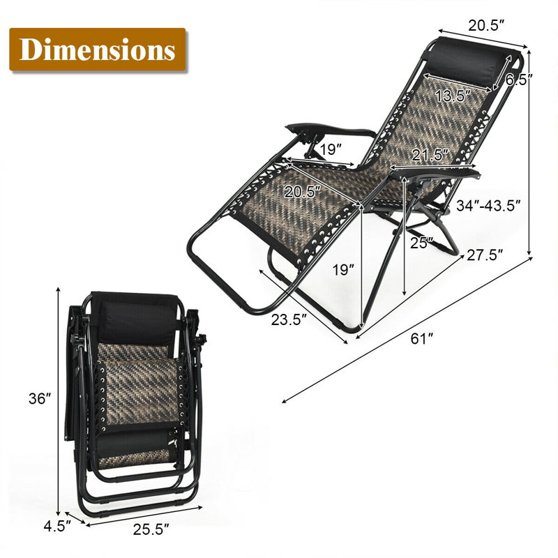 Santino Folding Zero Gravity Chair