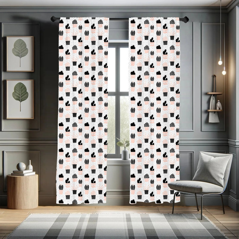 Semi-Sheer Rod Pocket Sliding Panel, 28" x 95"