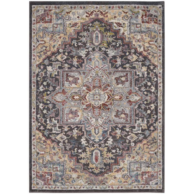 Sharilynn Oriental Indoor Rug, Rectangle 5'3" x 7'3"