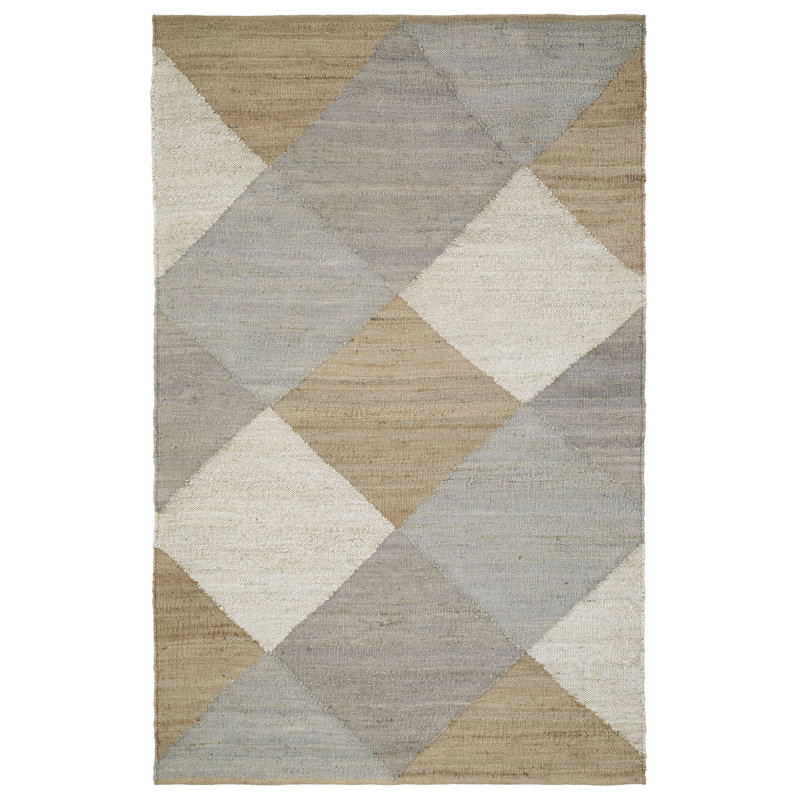 Tapis d'intérieur en jute Flatweave, Rectangulaire 3 pi x 5 pi