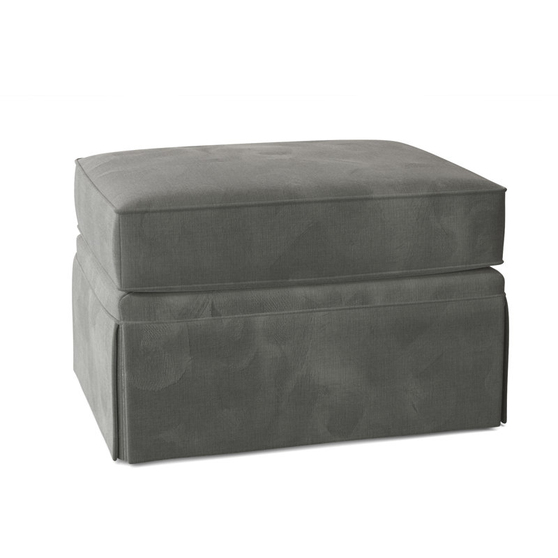 Repose-pieds Savannah, 9953 100% polyester étain
