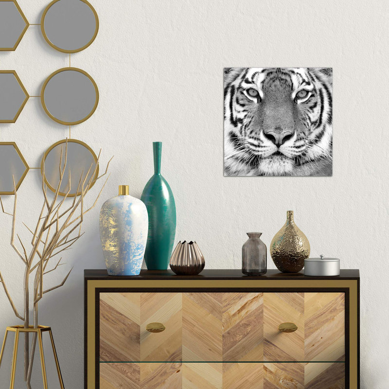Tiger by PhotoINC Studio - Wrapped Canvas Print, 45.72 cm H x 45.72 cm W x 1.91 cm D