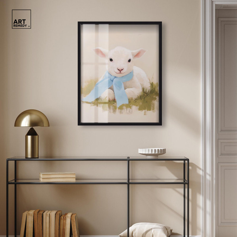 «Gentle Spirit Shadowbox» par Farm Art, H 31 po x l 25 po, Noir