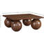 Table basse en placage de chêne Fitch-106912866