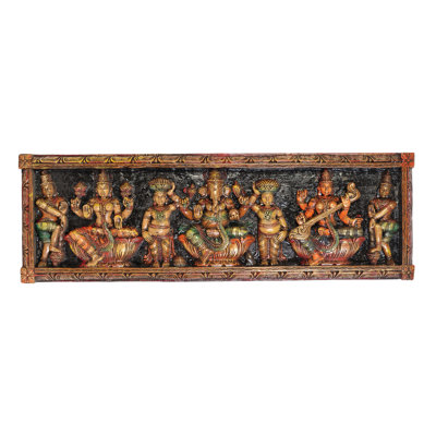 A Great Triad Of Lakshmi Ganesha And Saraswati