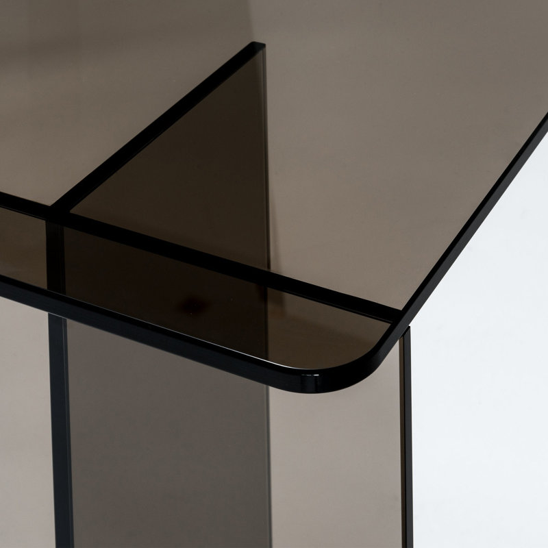 Lucent Glass Coffee Table, Bronze