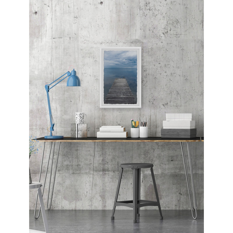 Ocean Blues 1 Piece Single Picture Frame Wall Art, 45cm H x 38cm W x 3.81cm D